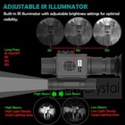 Day Night Vision Scope Digital Monocular Riflescope 1080p Hd 5x Digital Zoom