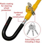 Car Steering Wheel To Brake Pedal Lock Auto Security Product Anti-theft Lock