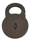 Vintage Eagle Lock Co Brass Padlock 6 Lever Terryville Ct Usa Antique No Key