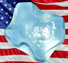 Texas Stepping Stone Mold Huge  23  X 22  X 2  Thick Concrete Poly Plastic Mould