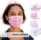 100 50 10 Pcs Black Face Mask Mouth Nose Cover Protector Respirator Filter Masks