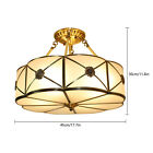 Vintage Ceiling Light Chandelier Stained Glass Lamp Flush Mount Pendant Fixture