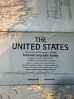 1978 National Geographic Society Map Of The United States 29x42  Vtg
