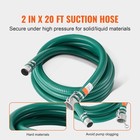 Suction Hose 2 In X 20 Ft Green High Quality Hose Complete Fittings