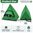 Heated Outdoor Cat House W  Heating Pad Indoor Outdoor Weather-resistant Shelter