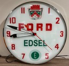 Ford Edsel  Lighted Advertising Clock Free Shipping