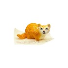 Hagen-renaker Retired Miniature Figurine Orange Cat Looking Up