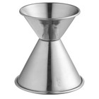 Stainless Steel Double Jigger 1 Oz   2 Oz  Bar Cocktail Measuring Liquor Classic