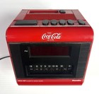 Vintage Coca-cola Coke Cassette Clock Radio Randix Rcc87 Red Black Works Great