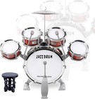 Toy Drum Set For Toddler Kids   Jazz Drum Kit With 5 Drums Percussion Musical In