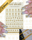 5d Embossed Nail Art Stickers Luxury Craft Stickers Spring 2026