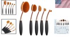 5-piece Toothbrush Makeup Brushes Set  Fast Flawless Application   Gentle Care