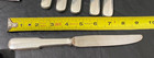 Gorham Sterling Silver  6  Dinner Knife Knives W  Stainless Blades Lot 422g