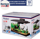 Aquarium Fish Tank Starter Kit With Led Lighting 10 Gallon Fish Tank