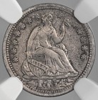 1854  H10c Liberty Seated Half Dime Arrows Ngc Xf Details  cleaned   8404748-044