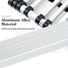 16 4ft 5m Telescopic Extension Ladder Aluminum Multi Purpose Folding Non-slip