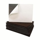  4 1 2 X 6  Self-stick Furniture Felt Sheet For Hardwood Cut Into 8 Pack Brown
