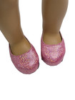 Pink Back Bow Princess High Heels Fits 18  American Girl Doll Clothing Shoes
