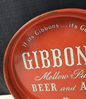 Vintage Gibbons Mellow-pure Beer   Ale Tin Beer Serving Tray  b 