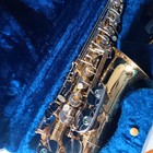 Vintage Reynolds Made In Usa Alto Saxophone  55083 Og Case   Accessories 55083