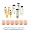 29pcs Mig Welder Consumable Set mig Torch Contact Tips Gas Nozzles   0 024 