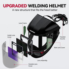 Arccaptain Auto Darkening Welding Helmet W  Side View Wide Shade For Tig Mig Arc