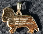 Cavalier King Charles Spaniel 24k Gold Plated Pewter Pendant Jewelry Usa Made