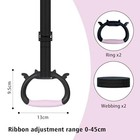 Gymnastics Rings  Children s Home Gym Equipment  Children s Adjustable Pink
