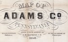 1858 Map Of Adams County Pennsylvania Farm Names Genealogy