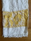 Antique-vintage French Soft Damask Feel Towel 38x20 Inches