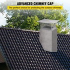Chimney Cap Flue Caps 13 x13  Fireplace Chimney Cover 304 Stainless Steel