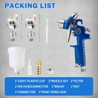 Mini Air Spray Gun Hvlp 0 8 1 0mm Auto Car Touch Up Paint Sprayer Detail Repair