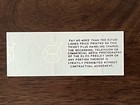 Elvis Concert Ticket   May 30 1977   Direct From Memphis 