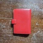 Kate Spade Deborah debra Snap Personal Planner  Red  rare  Htf 