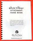Atlas Quick Gear Change Handbook For 10  Metal Lathe Manual 0042