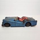 Vintage 1950 s Tin Friction Triumph Tr3 Rally Race Car Made In Japan By Bandai
