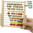 Magikon Wooden Counting Number Frame  10 Rows Abacus For Learning Math  8-inch 
