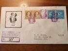 Us Stamps Fancy Kiss Cancel Loso Cover 1934 Love Miss 3 Purple Strikes Registerd