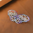 Solid 925 Sterling Silver Butterfly Hair Claw Women s Hair Clip 68mm Length