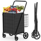 Extra Large Shopping Cart For Groceries  18lbs Heavy Duty Grocery Super Jumbo