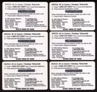 10u Belasco Goddess Series - Venus  Aphrodite  Etc Complete Set Of 6 Phone Card