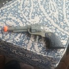 Nichols Vintage Diecast Cap Gun Toy Revolver Pistol W  Orange Tip