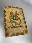 Vintage Horse Flower Wooden Hand Painted Trinket Jewelry Box Decor