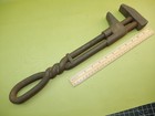 Check This Out  Odd Unique Vintage Blacksmith Hand Made Pipe Wrench