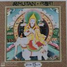 Sd Bhutan 1968 15 Ch Thanka Sheet With Variety Country Name Damaged Scott 105