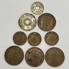 Palestine 1927-1946 1 Mil 2 Mils 5 Mils 10mils 9 Coin Collection