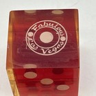 Vintage Red Translucent Las Vegas Casino Dice Lot