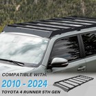 For 2010-2024 Toyota 4runner 5th Gen Full-size Roof Rack Cargo Basket Heavy Duty