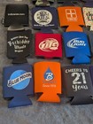 Beer Can Koozie Bundle  20 Different Can Insulators  Ford  Blue Moon  Bud Light