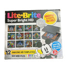 Lite-brite Super Bright Hd Disney 100 Years Edition 900 Mini-pegs New